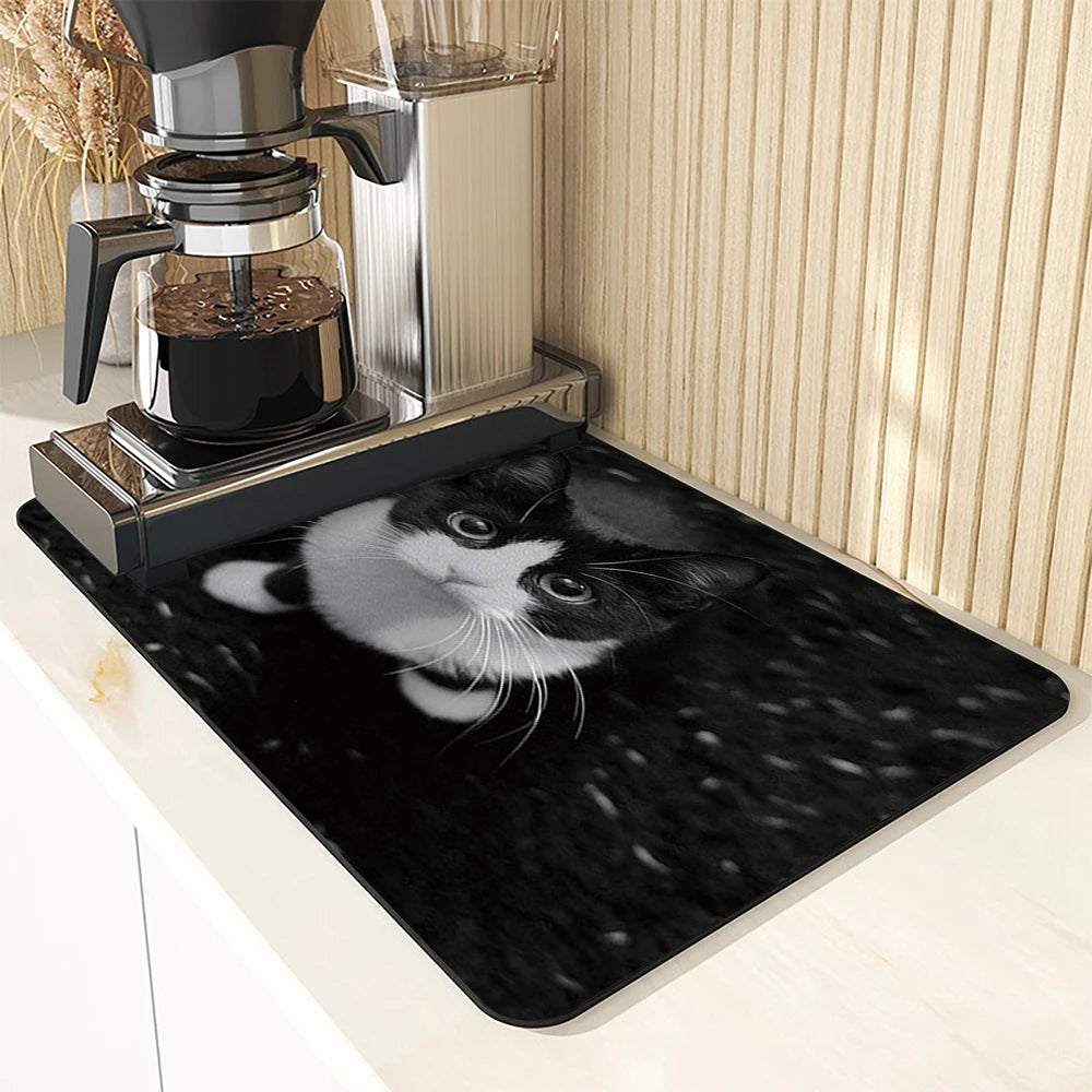 Super Absorbent Anti Skid Large Kitchen Absorbent Cat Mat