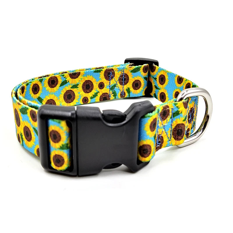 12 Styles of Bohemian Personalized Pet Collars and Leash Set