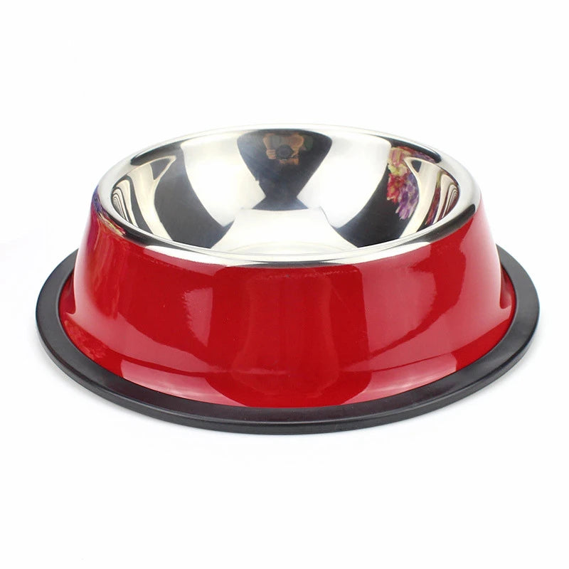 Non-Slip Stainless Steel Pet Dishes - Love My Pet