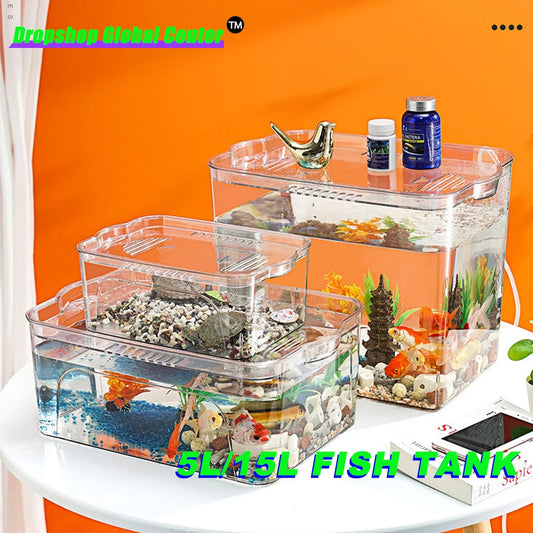 Transparent Acrylic Ornamental Fish Tank