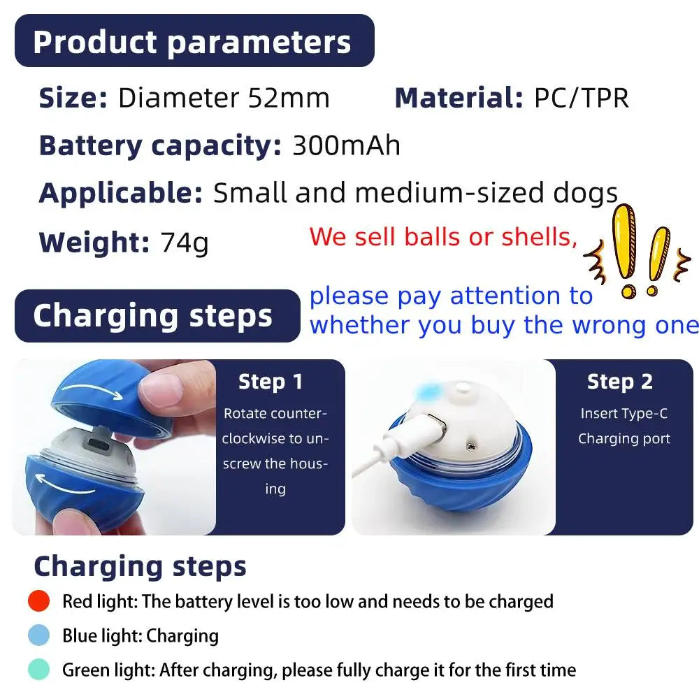Interactive Smart Jumping Rolling Ball