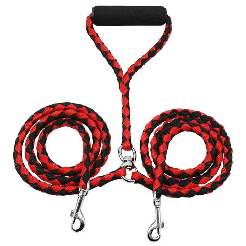 Strong Dual Dog Leash for Two Dogs