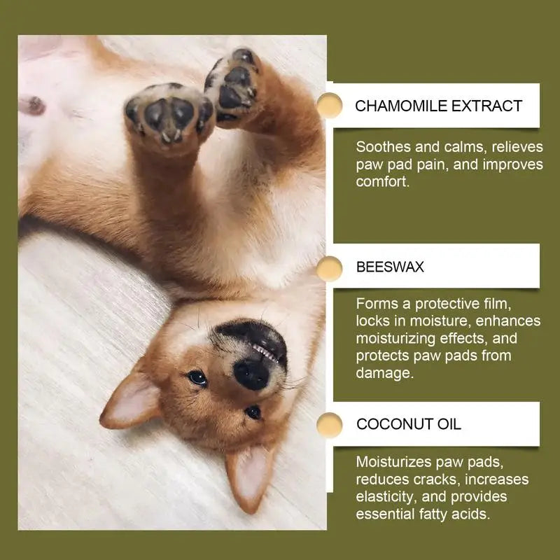 Chamomile Paw Pad Balm 30g For Dry Cracked Paws - Love My Pet