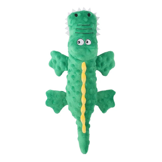 Plush Squeaky Dog Toys, Funny Crocodile or Fox