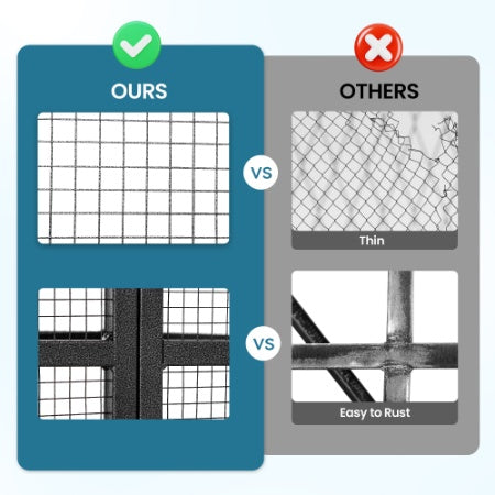 Durable Wood And Iron Chicken Enclosure With Runway And Waterproof Roof