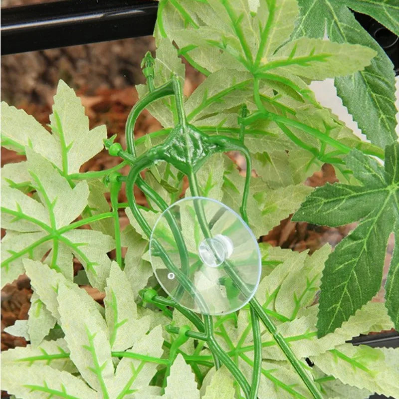 Reptile Terrarium Plant With Suction Cup