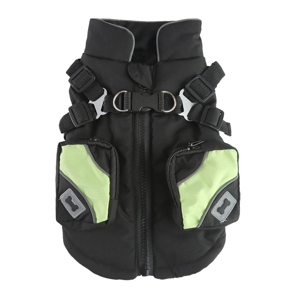 Pet Jacket With Harness