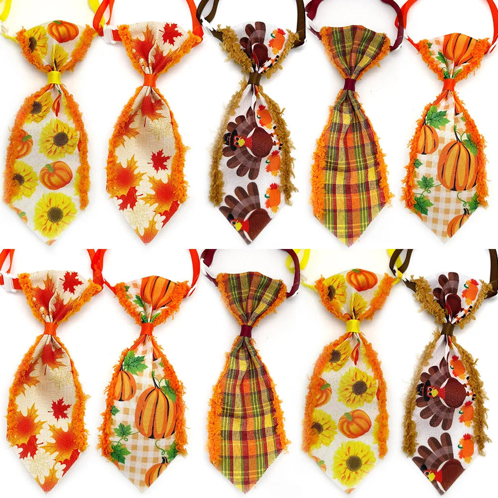 30 and 50pcs Fall Pet Product Dog Bowtie Necktie - Love My Pet