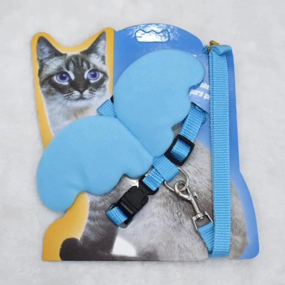 Angel wings Cat and Small Dog leash and Collar