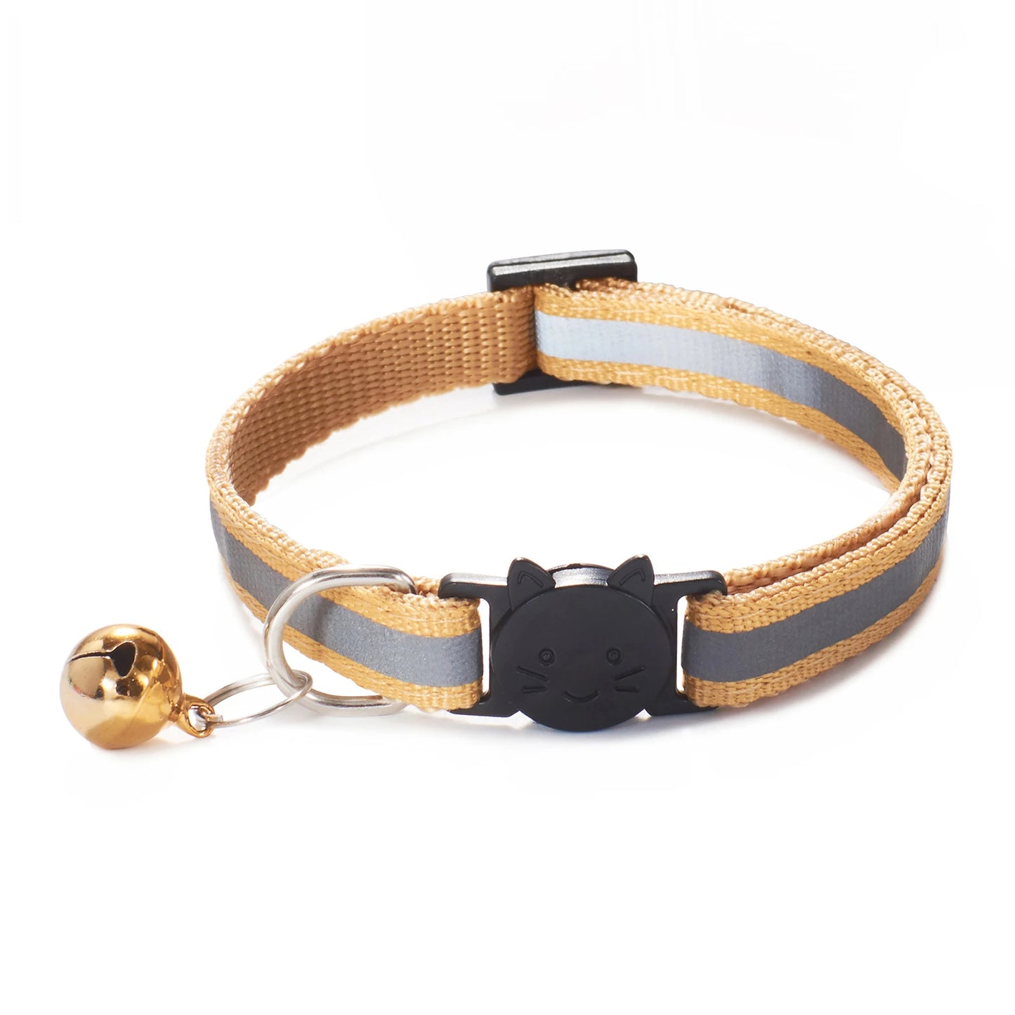 Reflective Colorful Breakaway Cat Collar with bell - Love My Pet