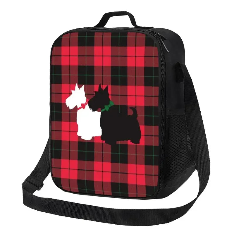 Scottie Dog Insulated Lunch Tote Bag Multiple Designs