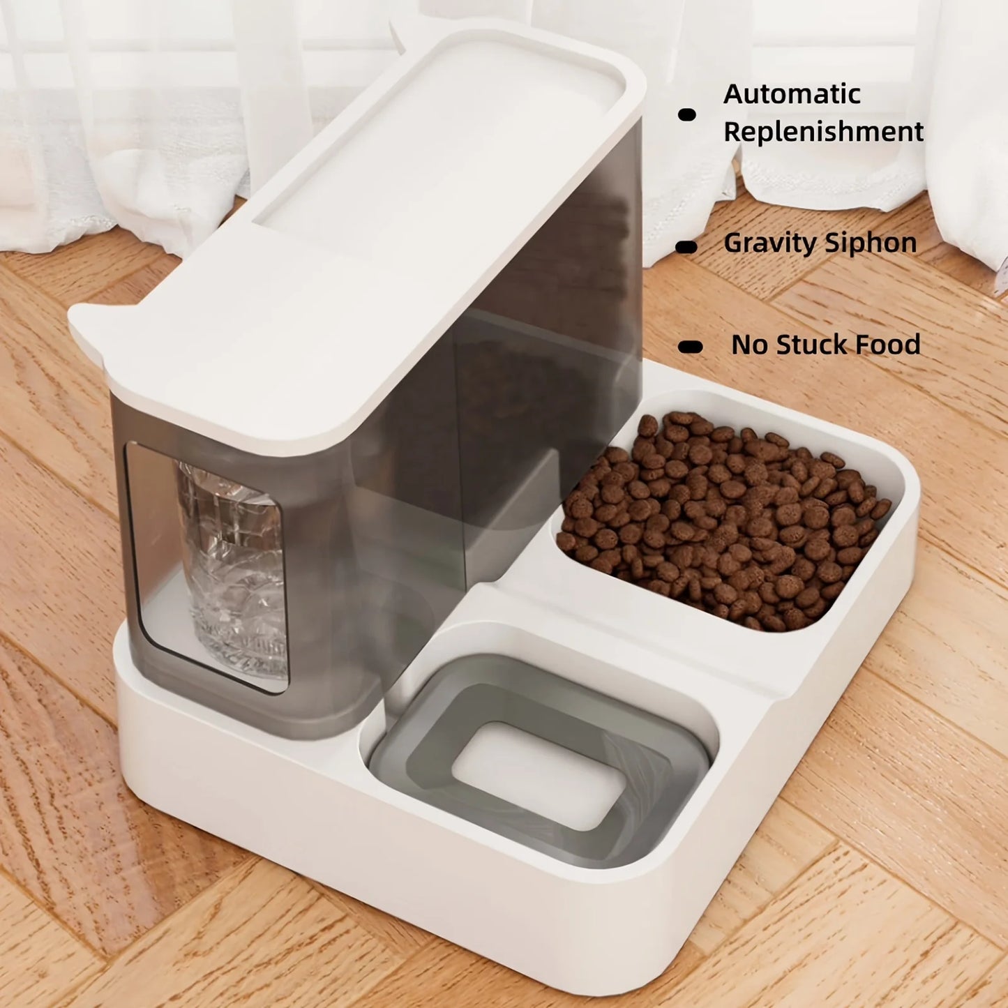 Pet Automatic Feeder Dog Cat Drinking Fountain