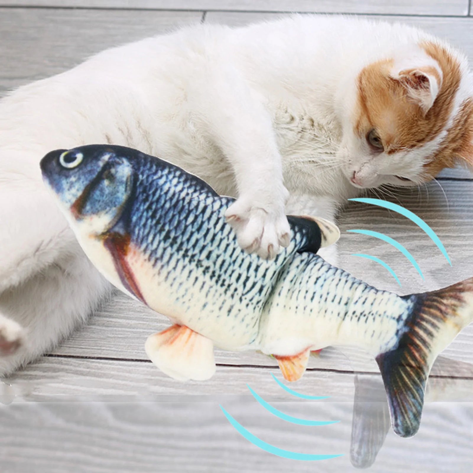 Electric Flopping Cat Fish Toy - Love My Pet