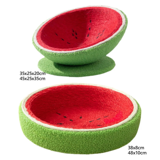 Sisal Cat Scratching Board Watermelon Design