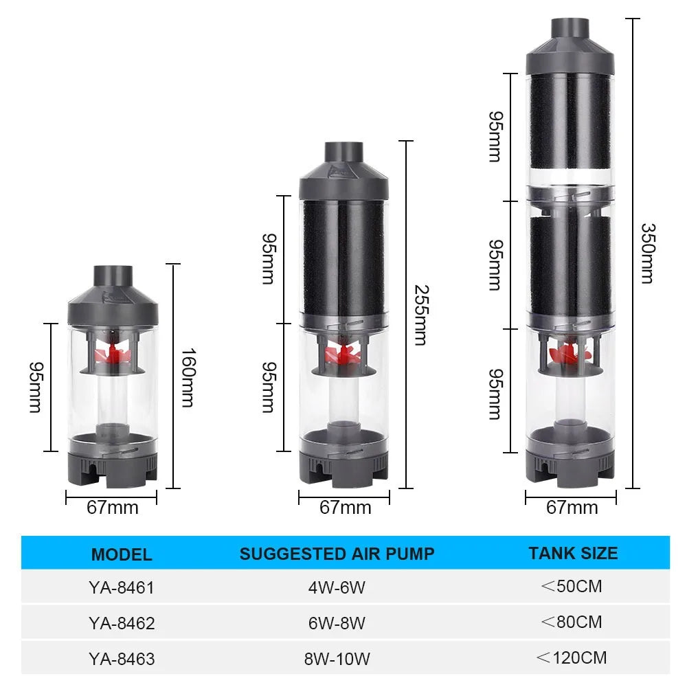 Aquarium Ultra-Quiet Suction Fish waste Separator