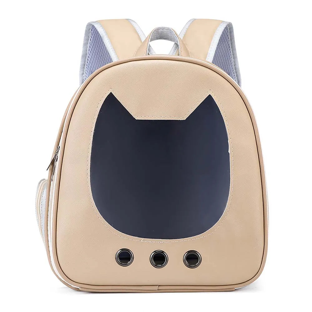 Portable Pet Carrier and Travel Outdoor Backpack Breathable with Padded Shoulders