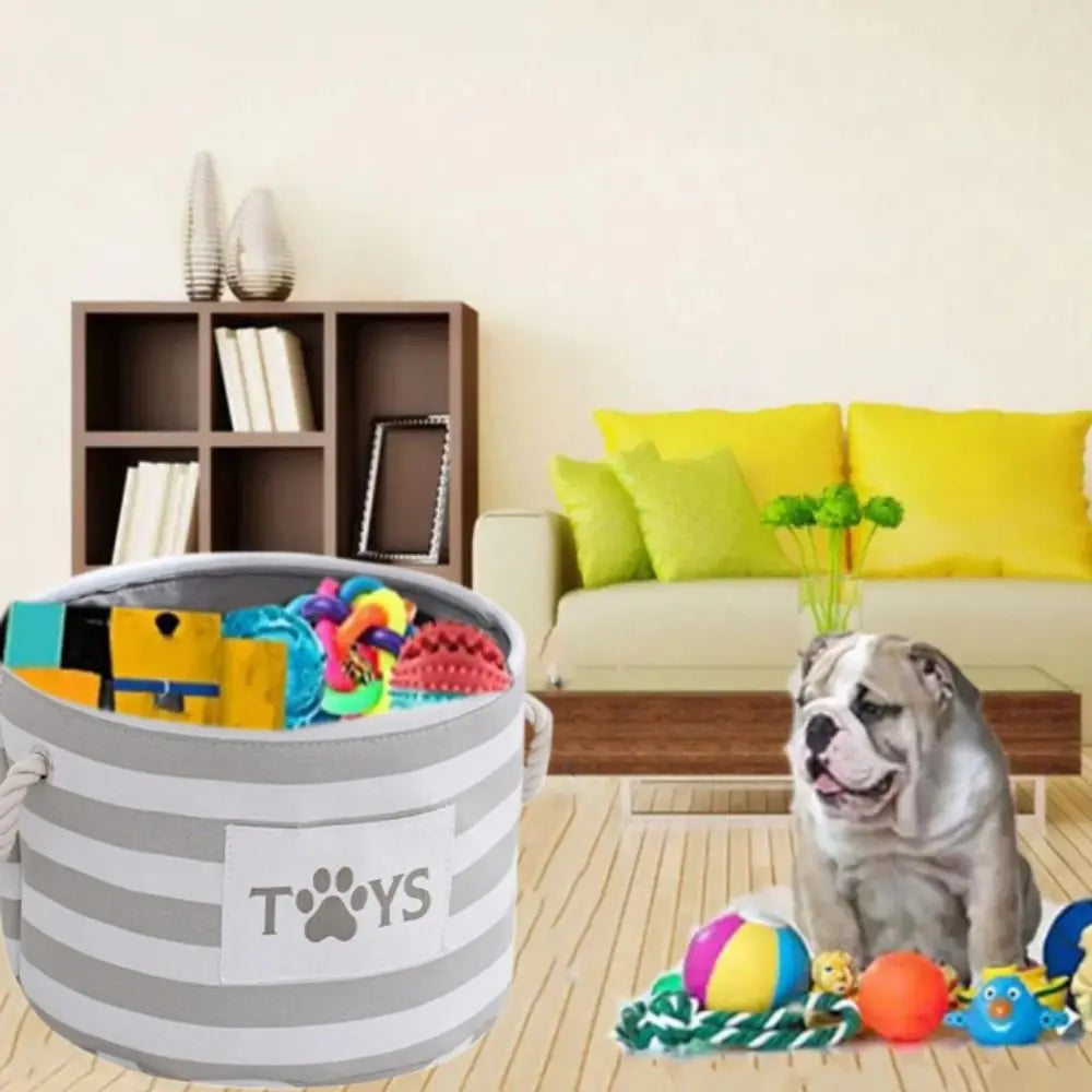 Large Capacity Pet Toy Storage Basket