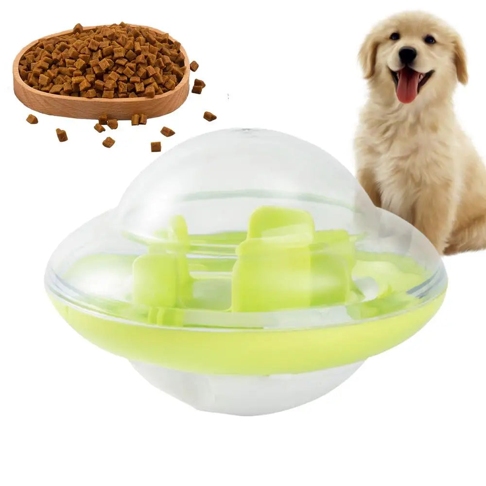 Pet Slow Feeder UFO-Shaped Food Puzzle