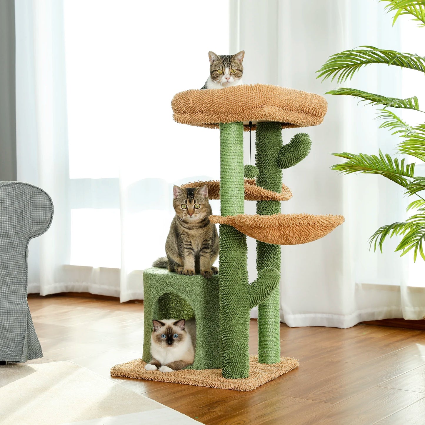 Cactus Cat Tree Houses Scratching Post