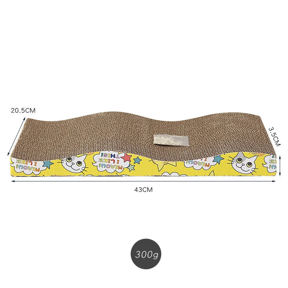 Cartoon Cat Scratching Board