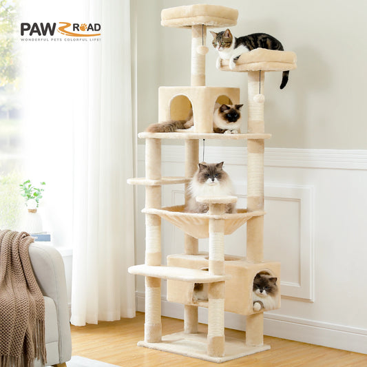 Large Cat Tower with Sisal Scratching Posts