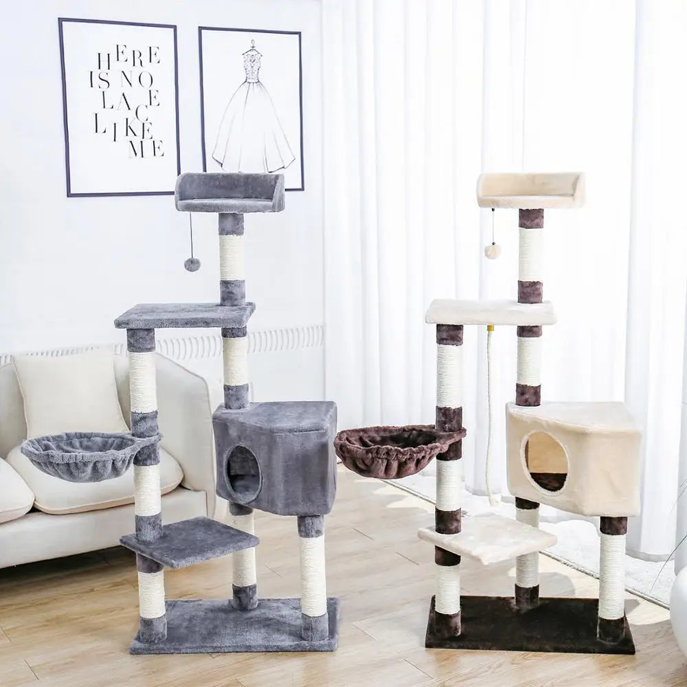 Cat Tree House Condo Playground, Multi-Level Tower