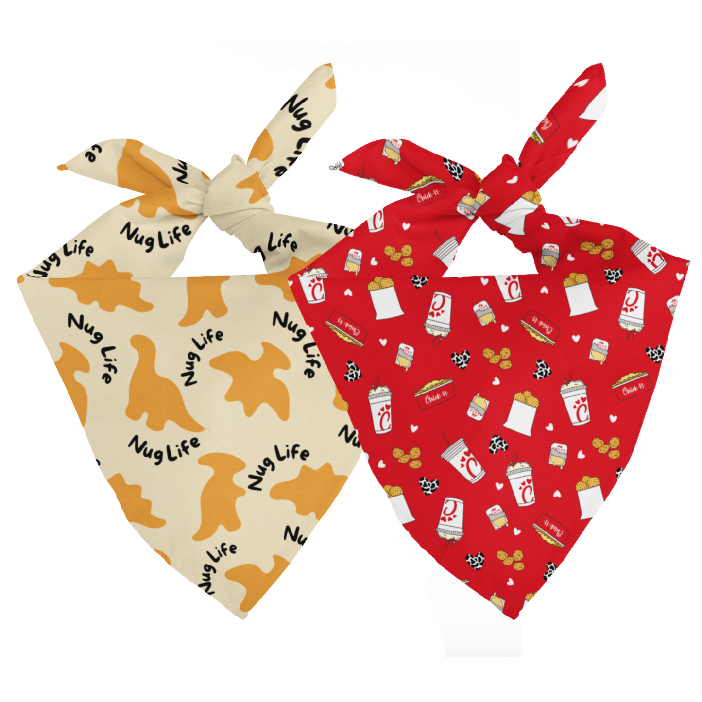 Chicken Nugget Dog Bandana