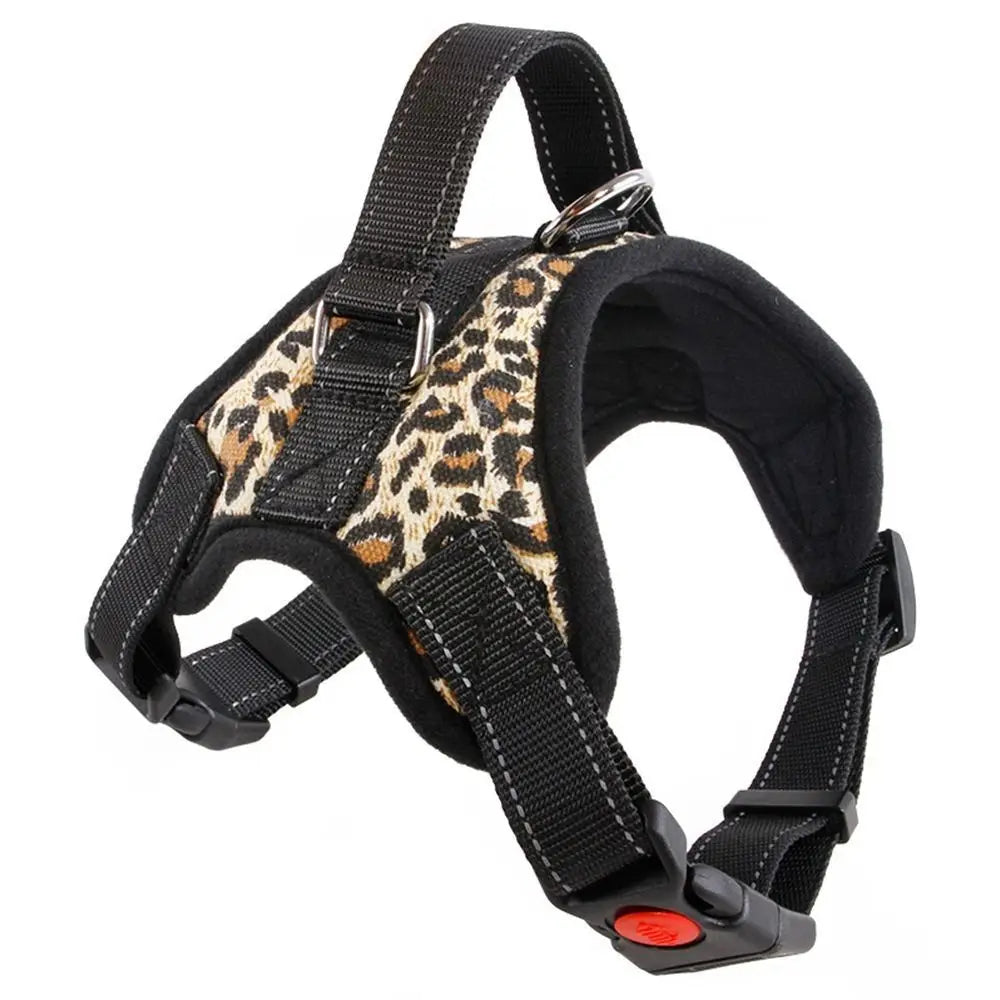 Anti Pull Breathable Pet Chest Strap Adjustable Nylon Walking Harness