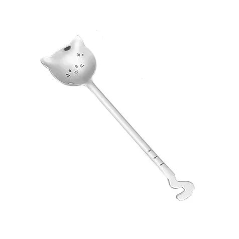 Cute Cat Stainless Steel Spoon Set