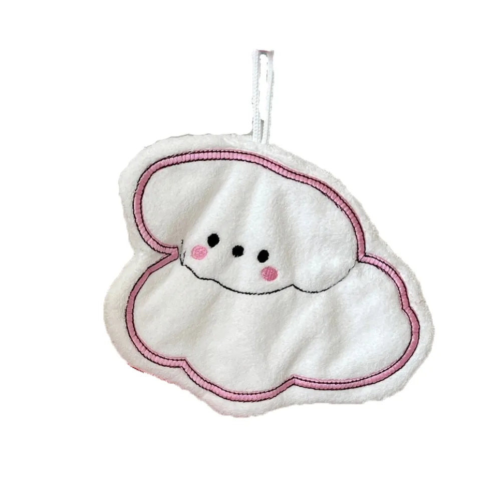 Cute Double-thickness Dog Hand Towels 2Pcs