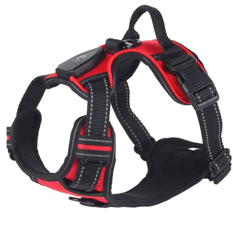 Adjustable Led Light Up Dog Harness Vest - Love My Pet