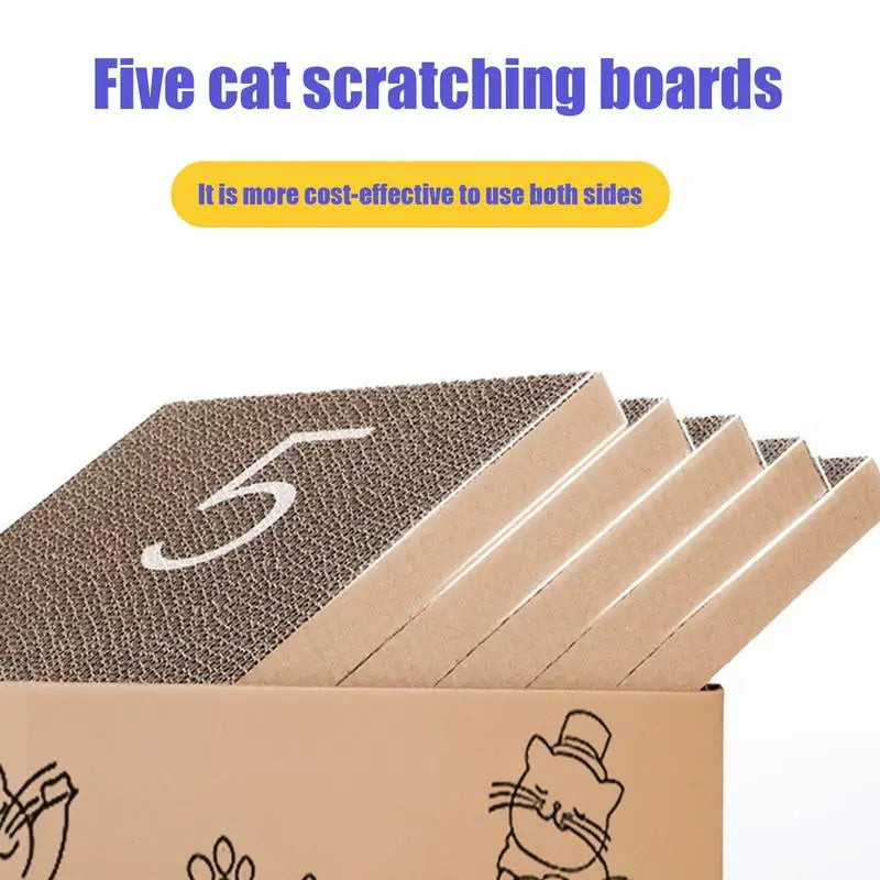 Cat Scratcher Reversible Thick Bed 5 Packs