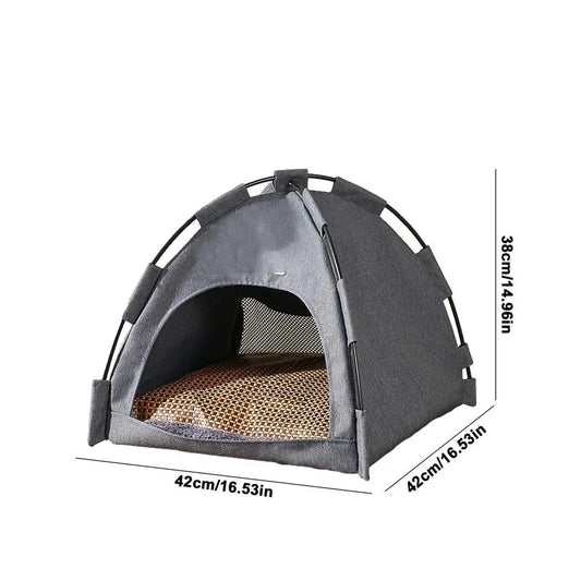 Portable Folding Pet Tent and House