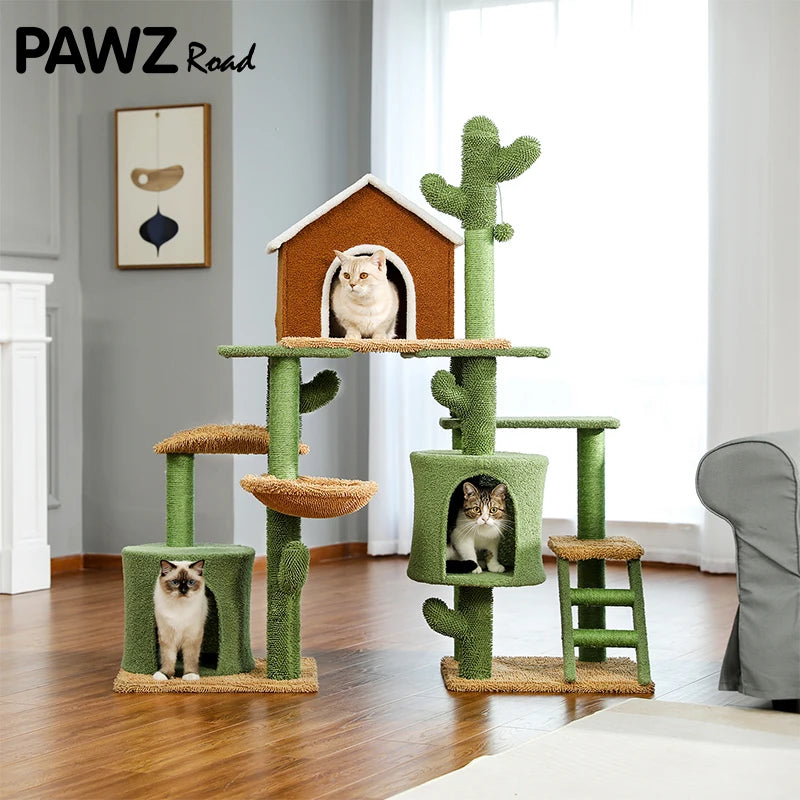 Cactus Cat Tree Houses Scratching Post