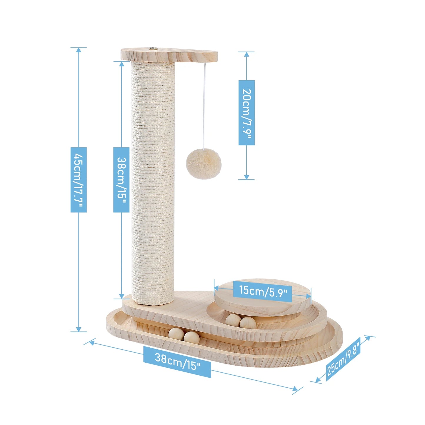 Rocket Cat Tree Condo and Multi-level Cat Scratching Post