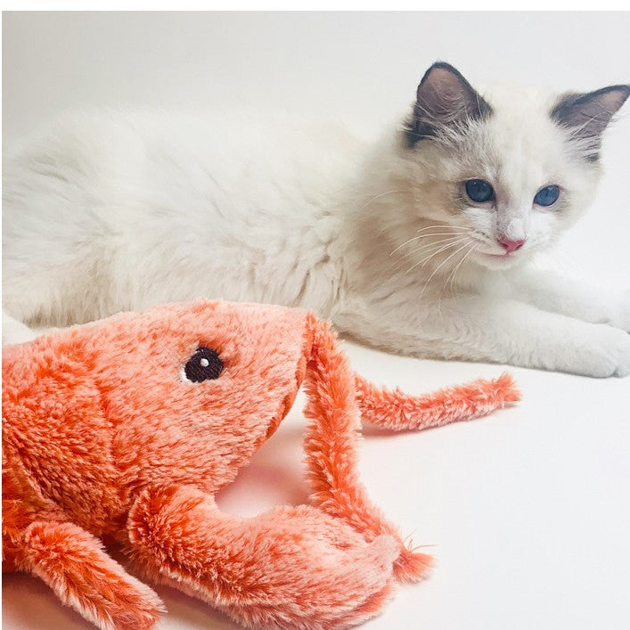 Pet Toys Electric Jumping Shrimp USB Charging