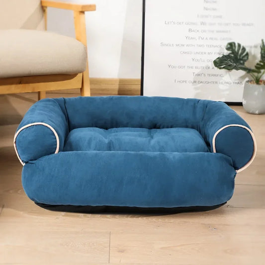 Pet Sofa Shaped Plush Bed