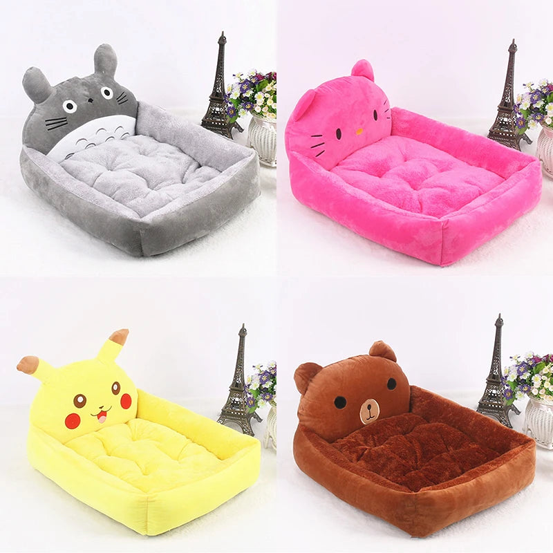 Cartoon Comfy Pet Beds - Love My Pet