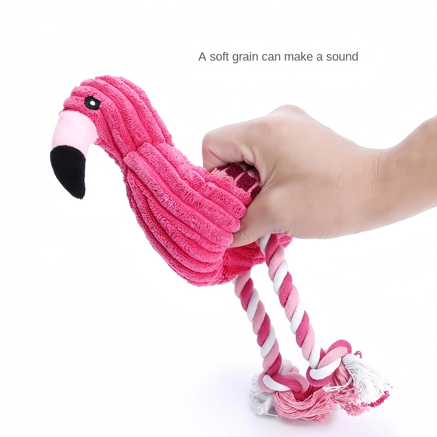 Flamingo Shape Squeaky Toys