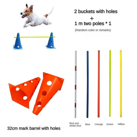 Pet Agility Training Set, Jumping Bar Dog Obstacle Training Equipment