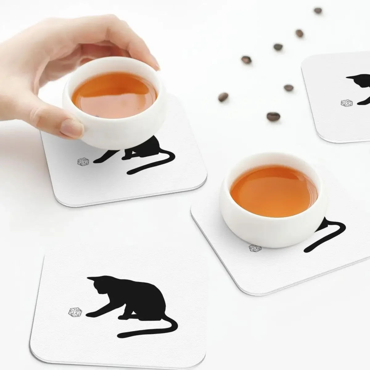 Cat Coasters And Tableware Decoration