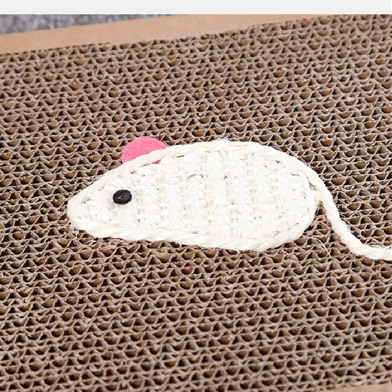 Cat Scratcher With Cute Mouse - Love My Pet