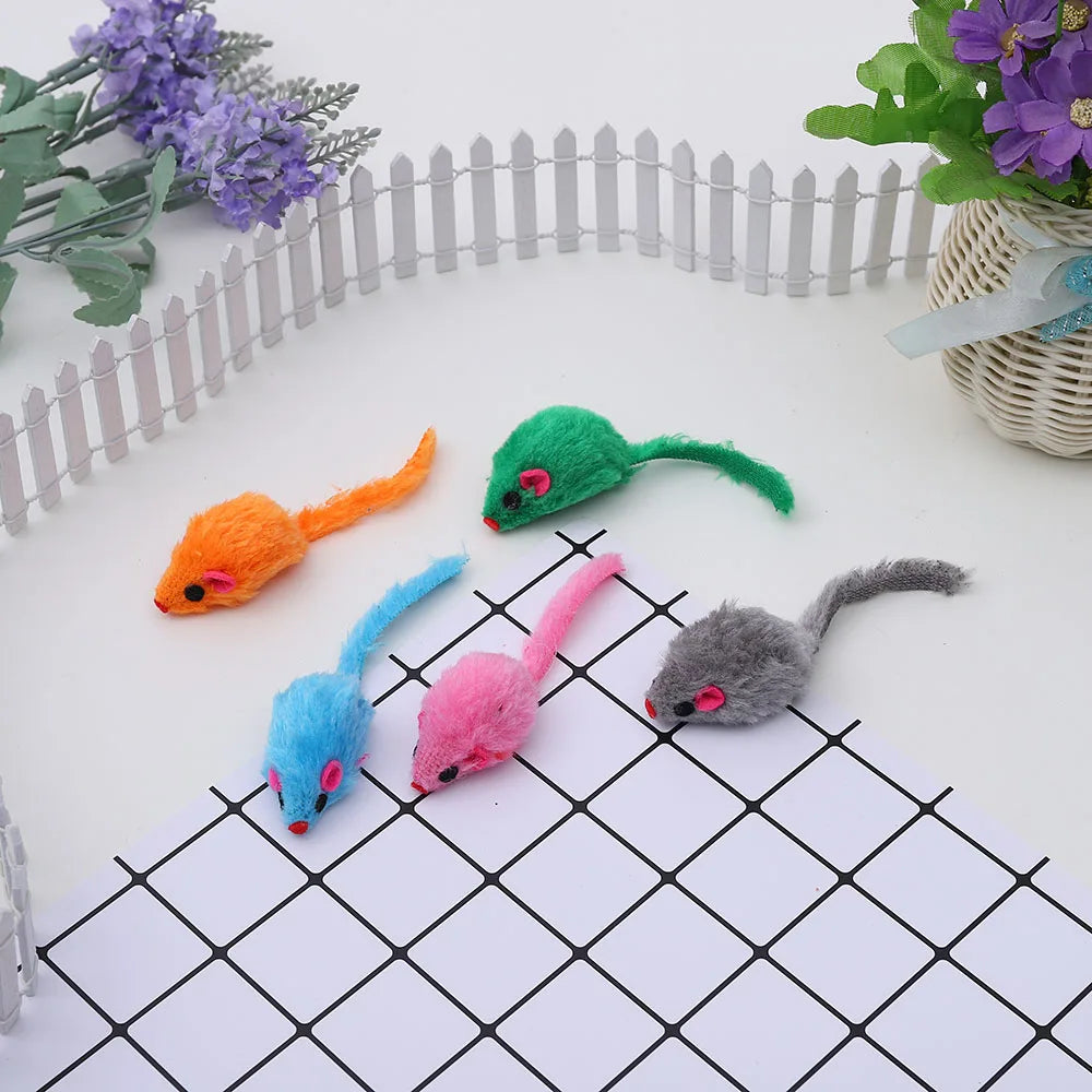 24 pcs Cat Mouse Toys in a Varity of Colors - Love My Pet