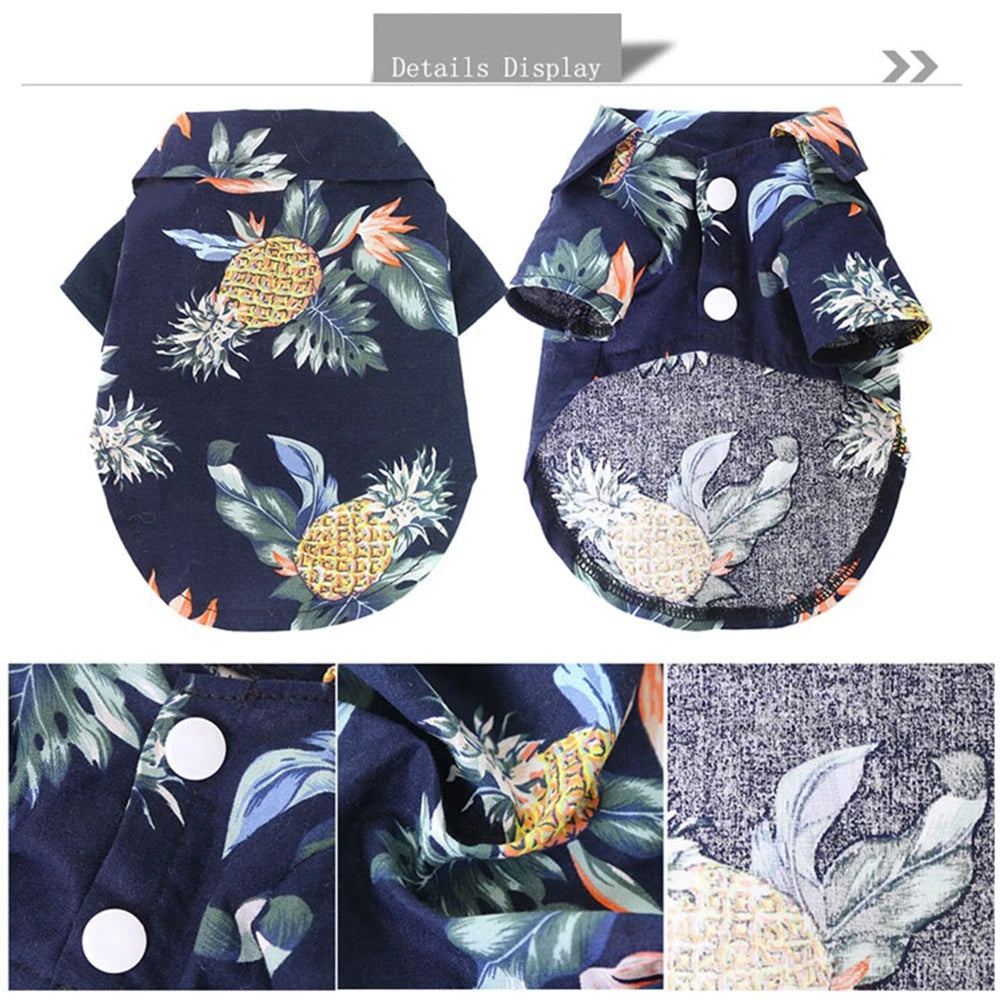 Hawaiian Beach pet T-Shirts