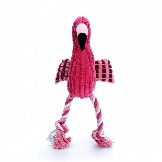 Flamingo Shape Squeaky Toys