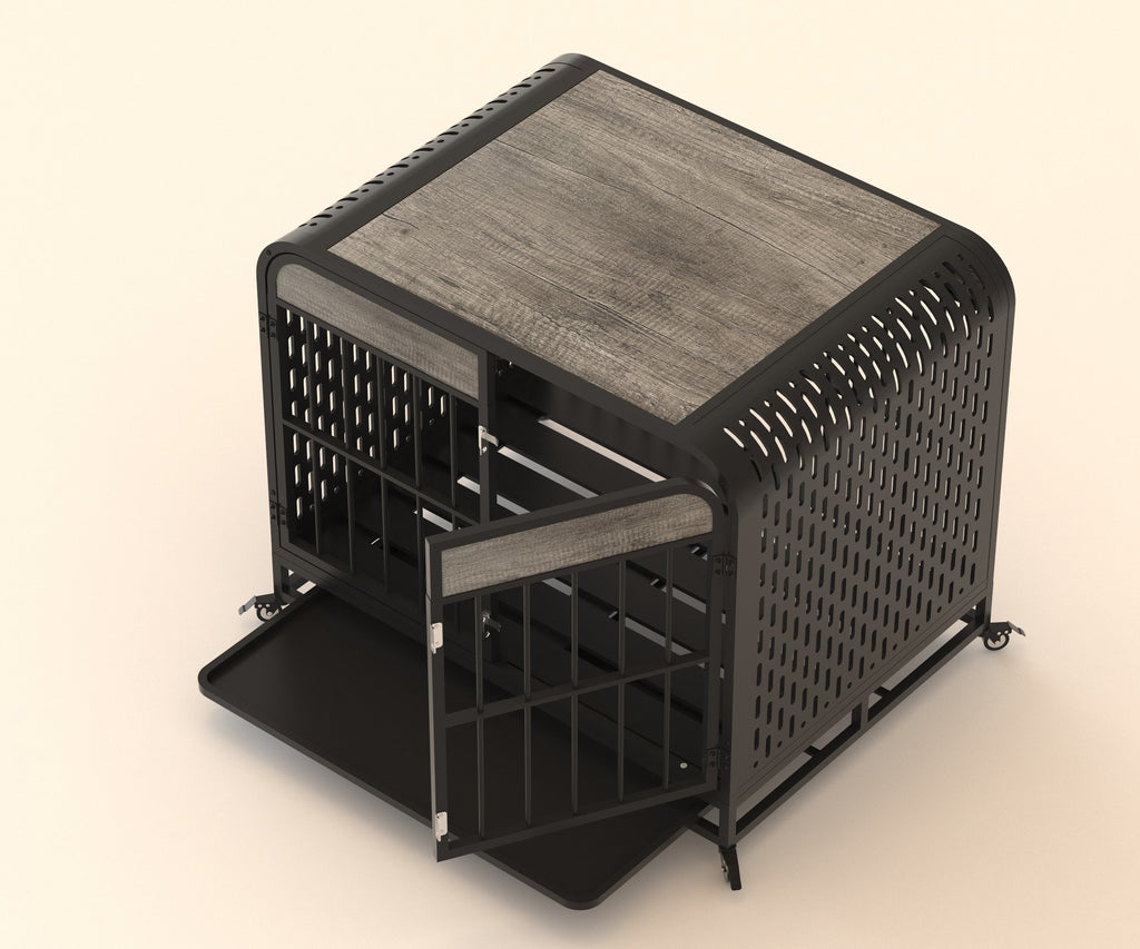Heavy Duty Wooden Dog Crate Furniture Table