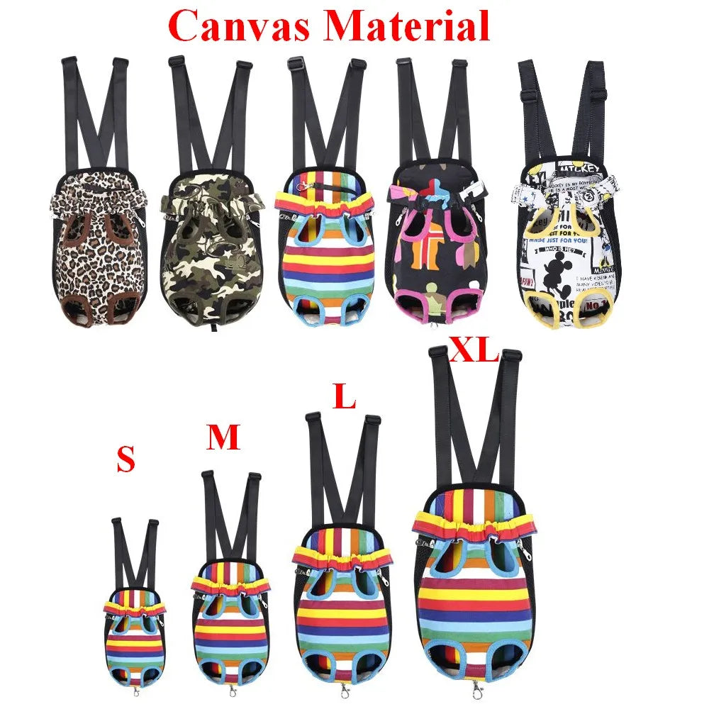 Front Chest Backpack Pet Carrier Multi Designs