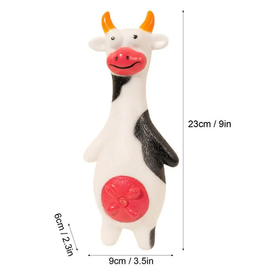 Vinyl Dog Teether Toy Of Sheep, Duck or Cow