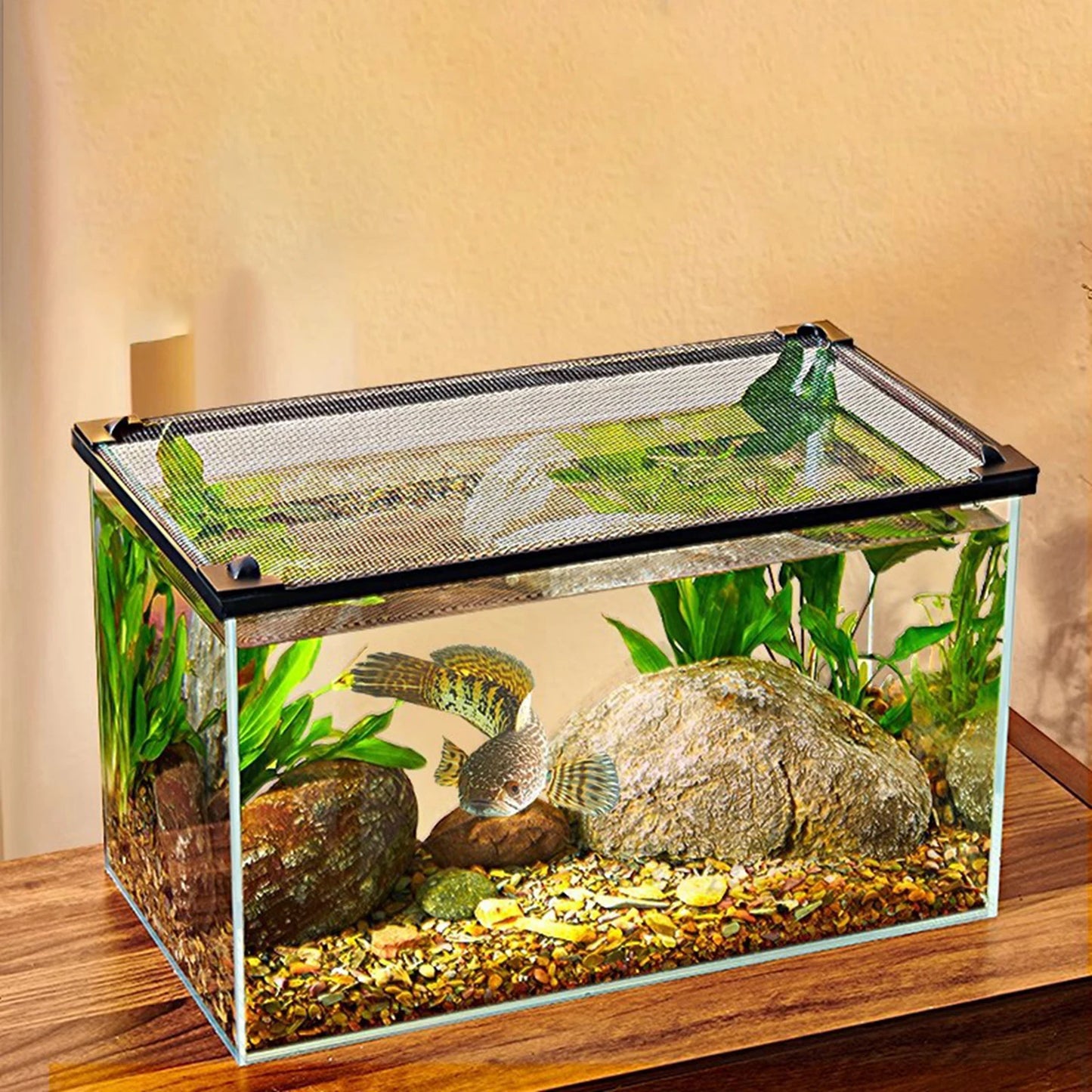 Magnetic Fish Tank Lid And Anti Jump Aquarium Screen