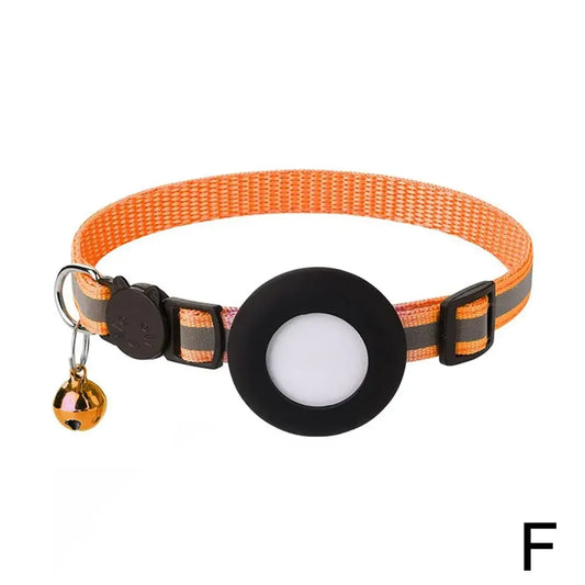 Reflective Pet Tracker Collar With Bell - Love My Pet